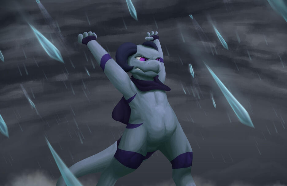 Frigil conjuring icicles